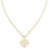 Bloom Drop Necklace in Gold
