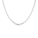Chain Layering Necklace in Silver