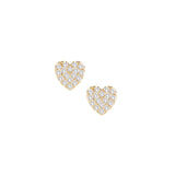 Shine Bright Mini Heart Stud Earrings