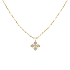 Shine Bright Cross Necklace in Gold