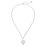Adorned Heart Pendant Necklace