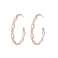 Bloom Hoop Earrings in Gold/Rose Gold