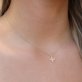Shine Bright Cross Necklace Gold