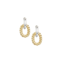 Legacy Link Earrings in Gold/Silver