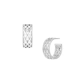 Graceful Mini Hoop Earrings Silver