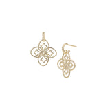 Heritage Mini Drop Earrings in Gold