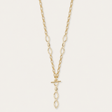 Blossom Toggle Necklace Gold