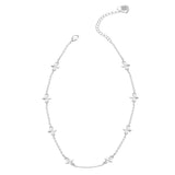 Believer Cross Mini Necklace Silver
