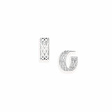 Graceful Mini Hoop Earrings in Silver