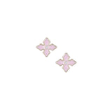 Little Minis Cross Earrings in Pink