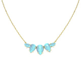 Daydreamer Necklace in Blue Chalcedony