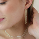 Free Spirit Ear Threaders White Gold