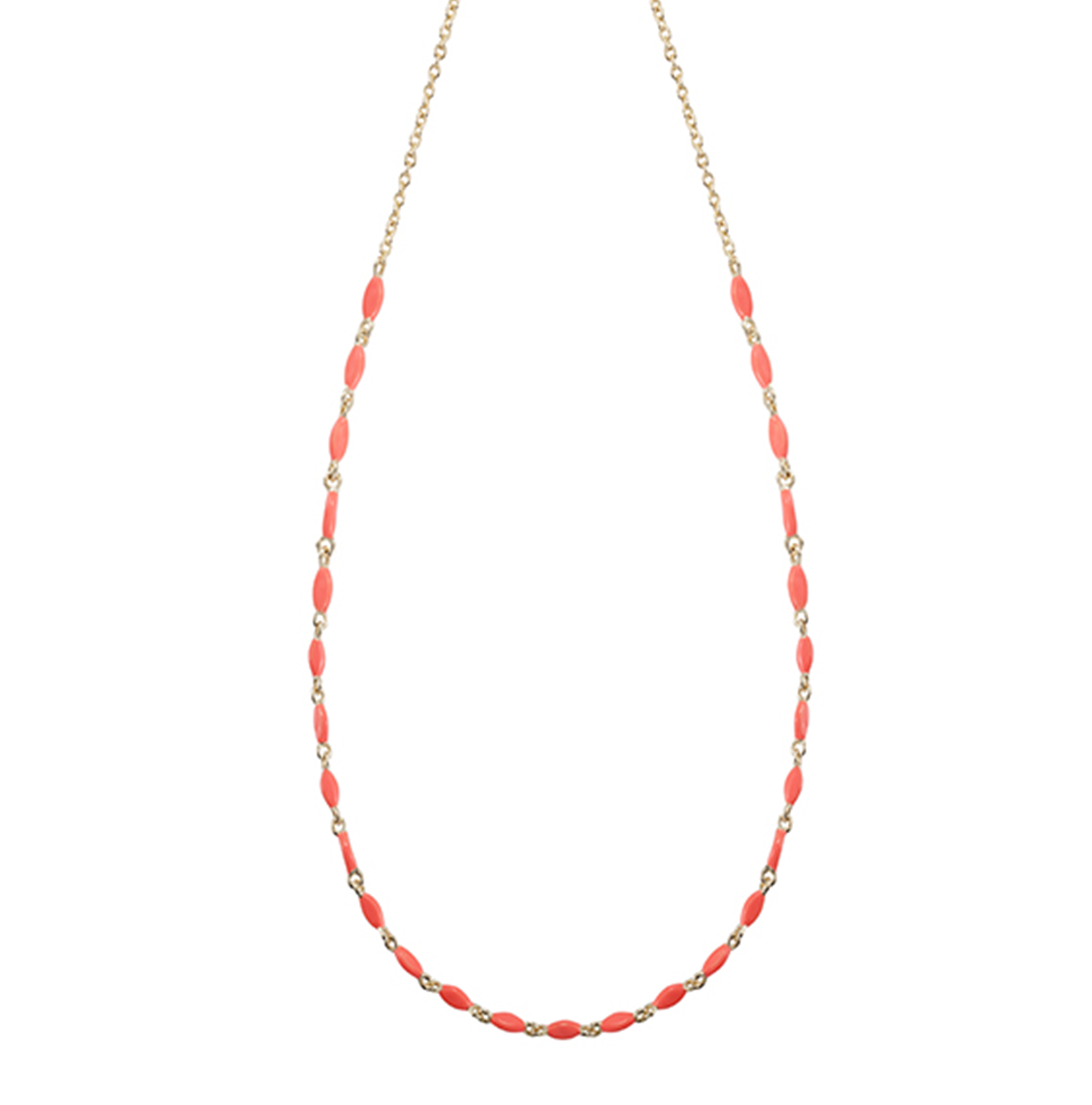 Free Spirit Adjustable Necklace in Coral