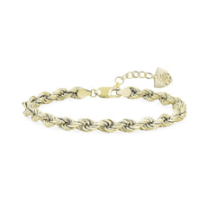 Braided Chain Bracelet in Gold