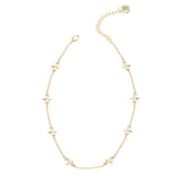 Believer Cross Mini Necklace Gold
