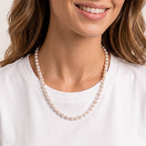 Pearl Layering Necklace Gold