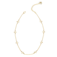 Believer Cross Mini Necklace in Gold