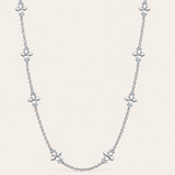 Believer Cross Mini Necklace Silver