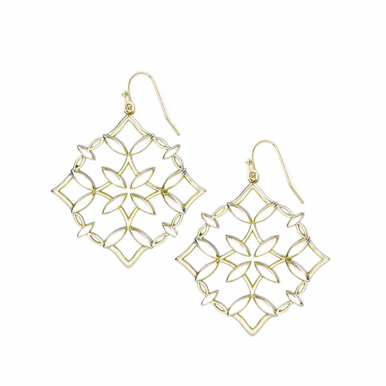 Grace Drop Earrings in Gold