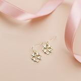 Grace Mini Drop Earrings Silver