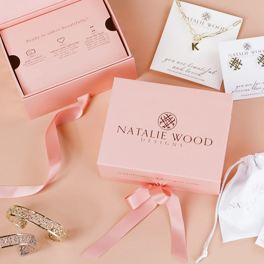 Natalie Wood Designs Pink Gift Box