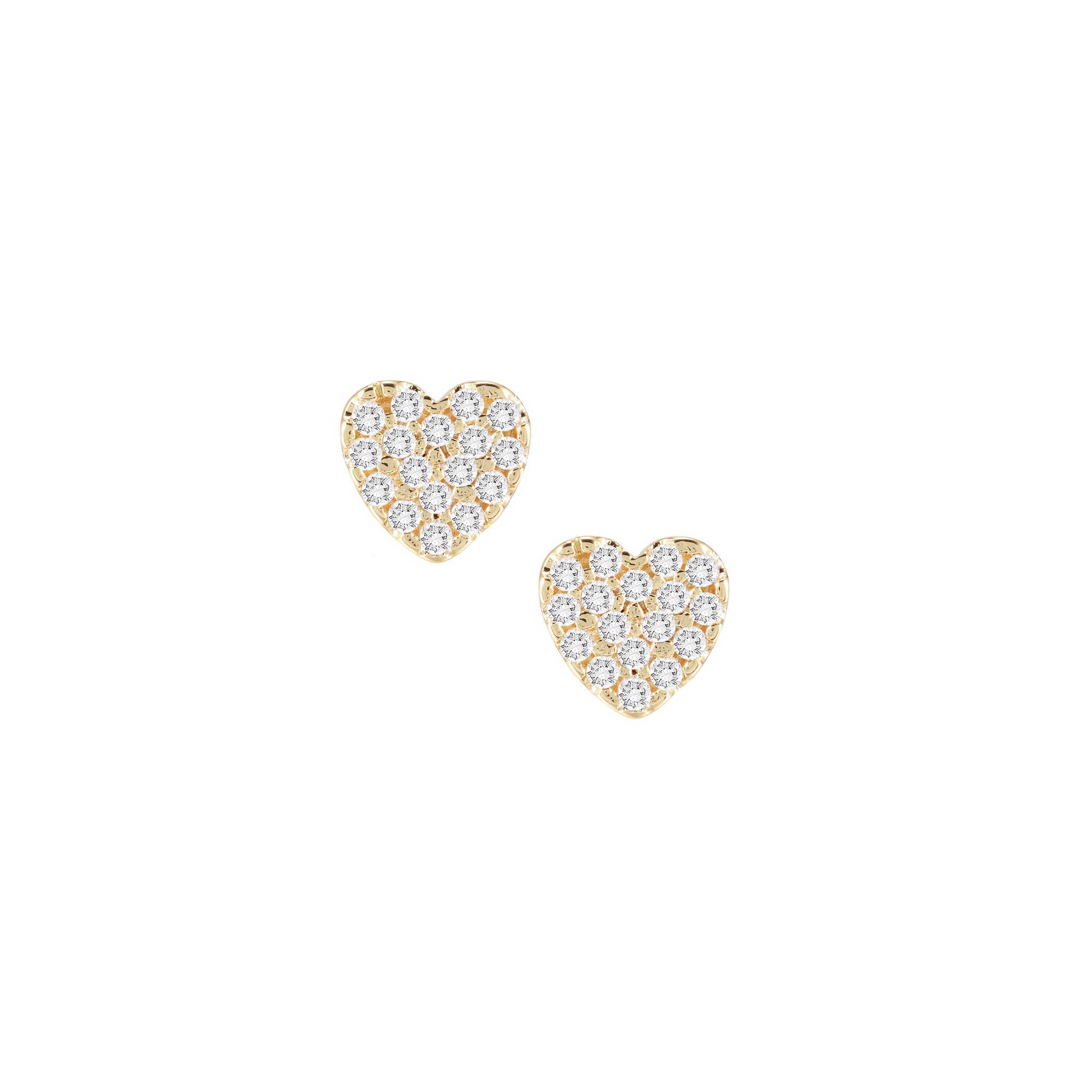 Shine Bright Mini Heart Stud Earrings