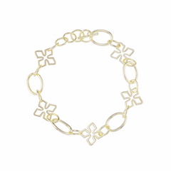 Grace Link Bracelet in Gold