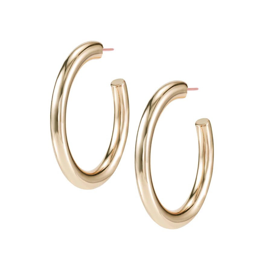 Just Dance Hoop Earrings Gold
