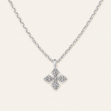 Shine Bright Cross Necklace Silver