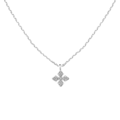 Shine Bright Cross Necklace in Silver