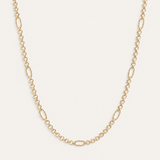 Eclipse Chain Layering Necklace Gold