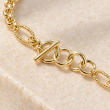 Eclipse Chain Bracelet Gold