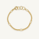 Eclipse Chain Bracelet Gold
