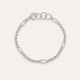 Eclipse Chain Bracelet Silver