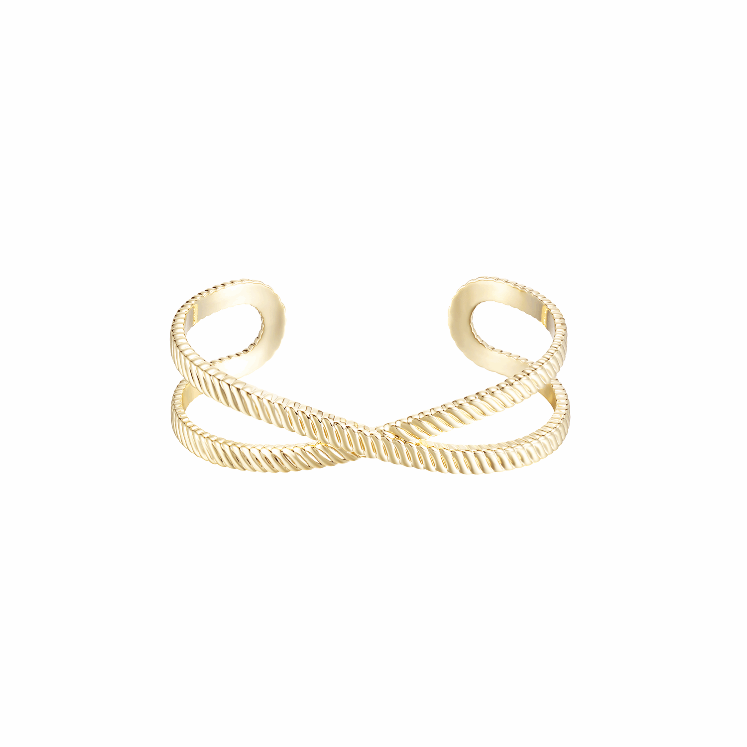 Eclipse Cuff Bracelet in Gold