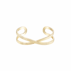 Eclipse Cuff Bracelet in Gold