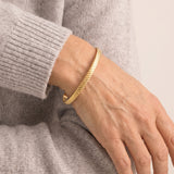 Eclipse Stacking Cuff Bracelet Gold