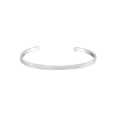 Eclipse Stacking Cuff Bracelet in Silver