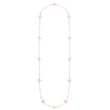 Enamel Cross Station Necklace