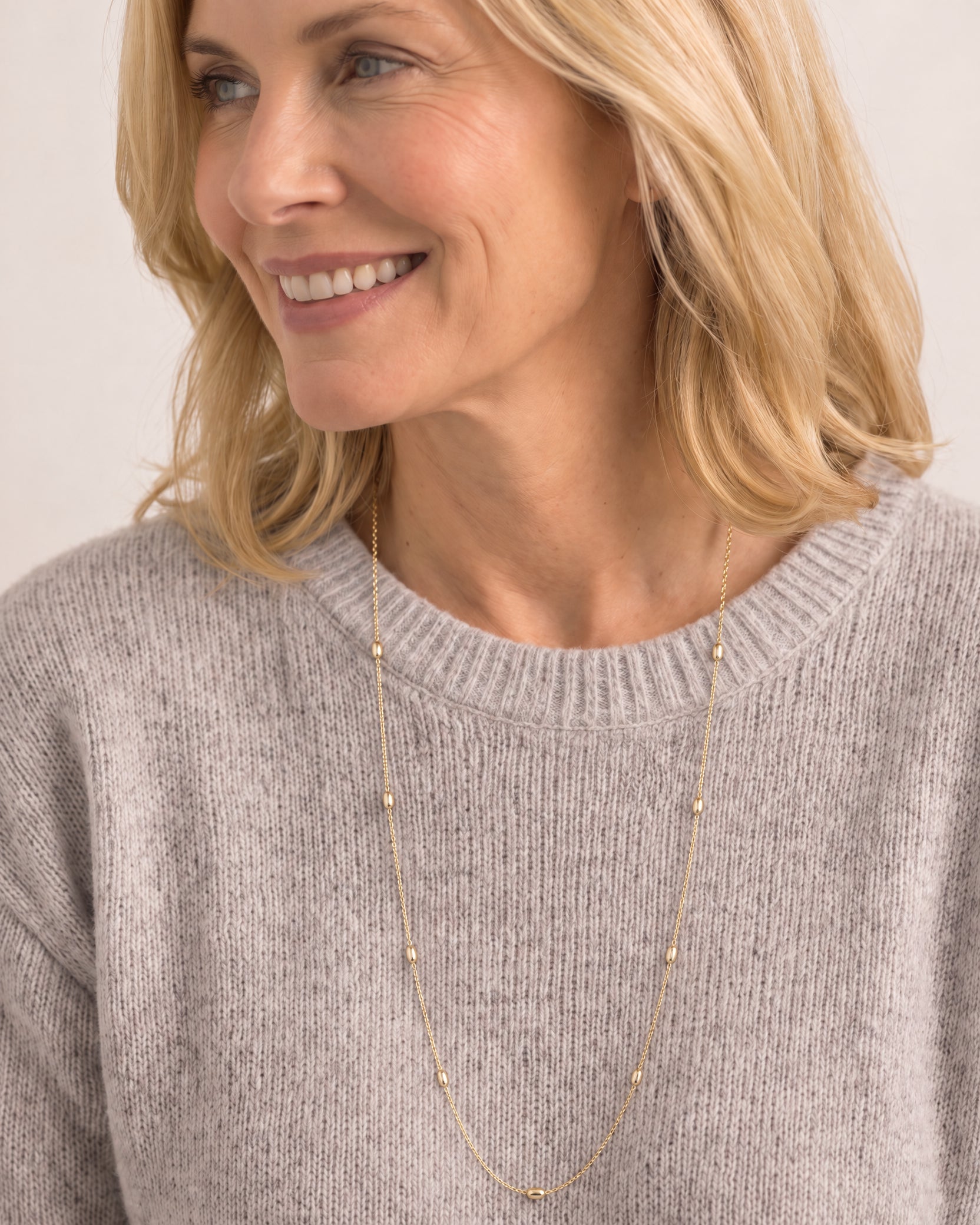 Everyday Station Layering Necklace in Gold/Silver