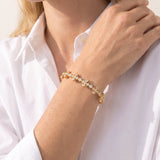Radiant Cross Cuff Bracelet Gold