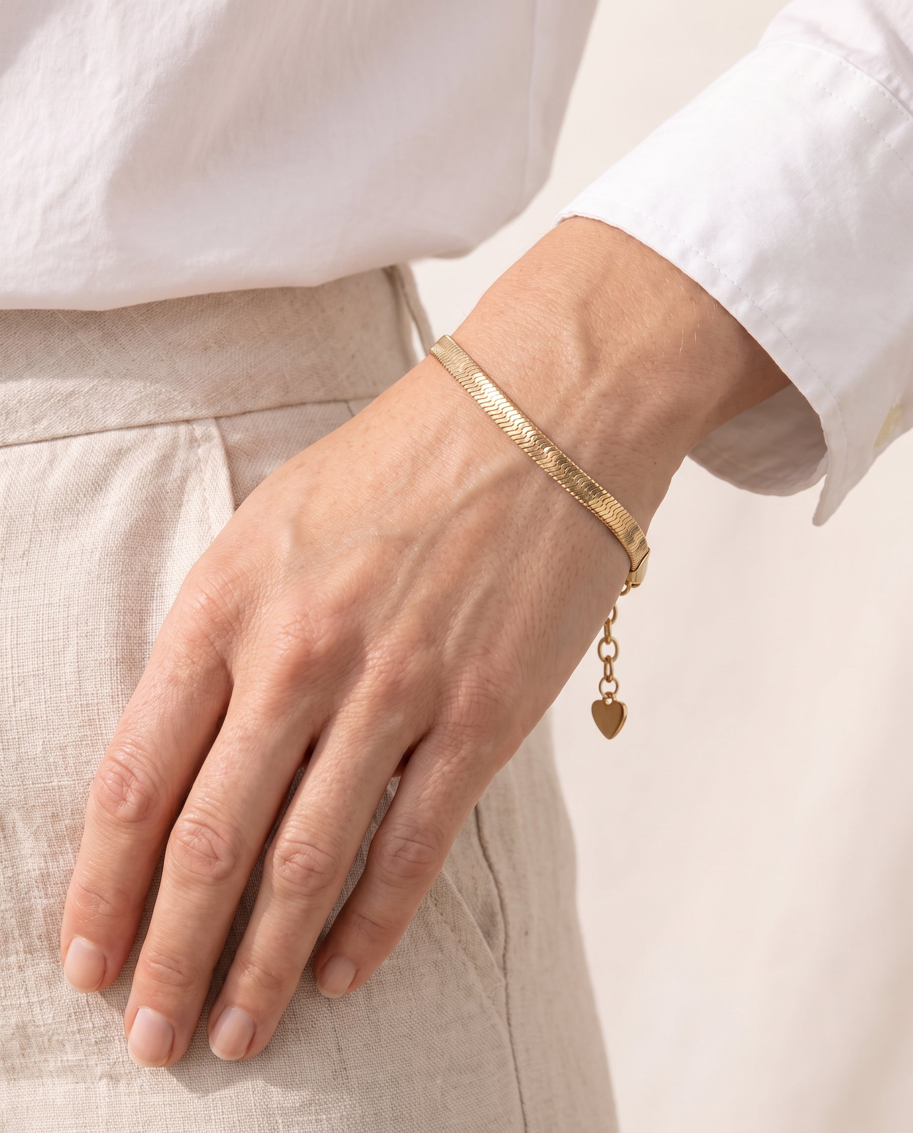 Snake Chain Bracelet Gold