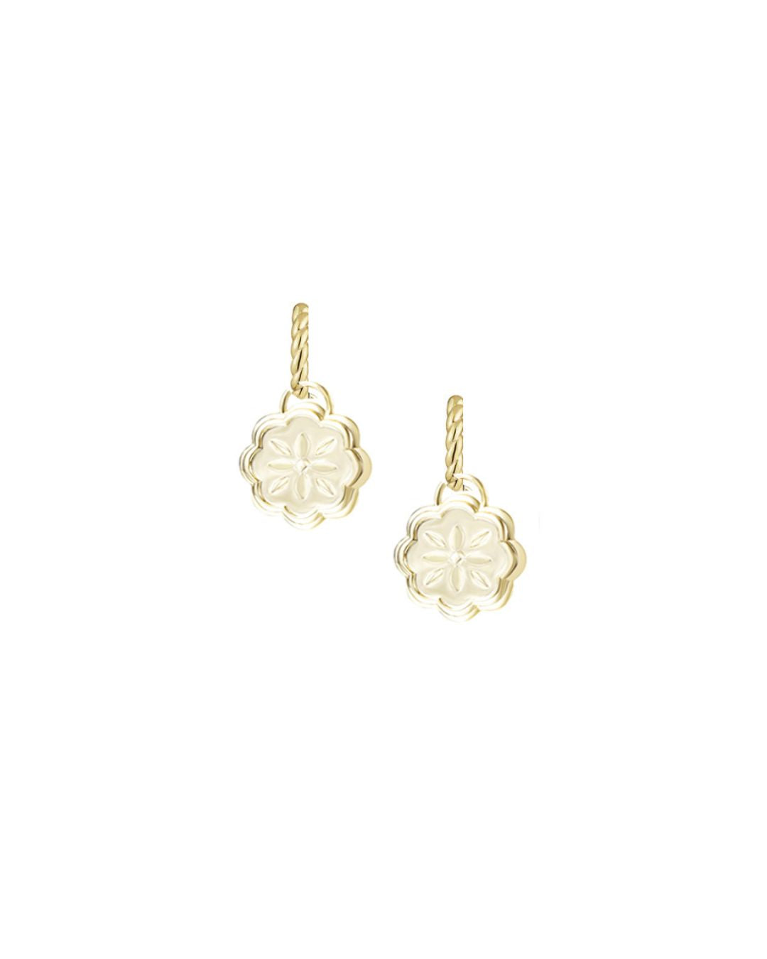 Radiant Huggie Earrings in Gold