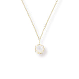 Shes A Gem Adjustable Necklace Ivory Pearl Gold