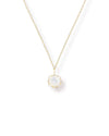 Shes A Gem Adjustable Necklace Ivory Pearl Gold