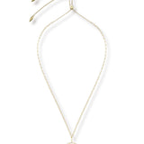 Shes A Gem Adjustable Necklace Ivory Pearl Gold