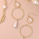 Sea Breeze 3n1 Pearl Drop Earrings