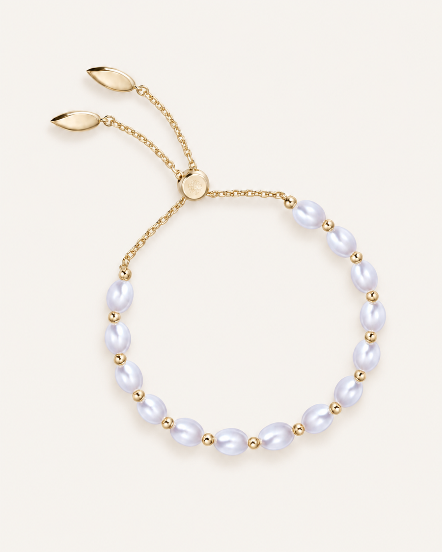 Pearl Layering Bracelet Pearl Gold