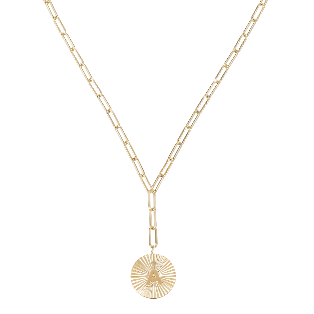 She's Spicy Lariat Initial Necklace
