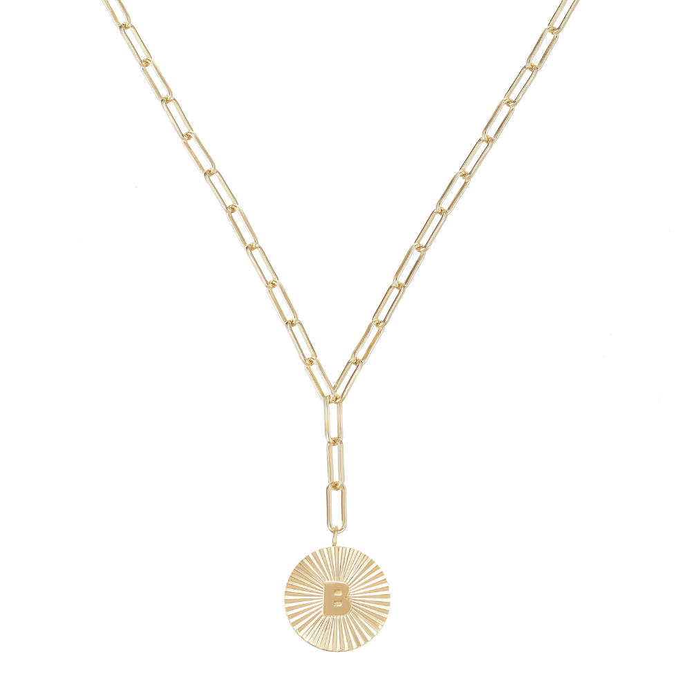 She's Spicy Lariat Initial Necklace